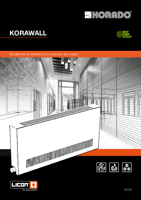 KORAWALL 2024 - katalog (nástěnná tělesa s ventilátorem)